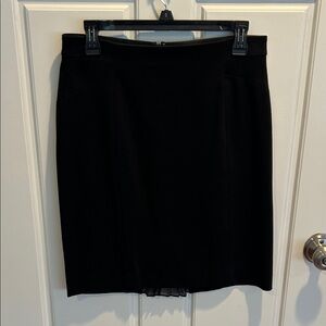 Ann Taylor Elegant Black Pencil Skirt